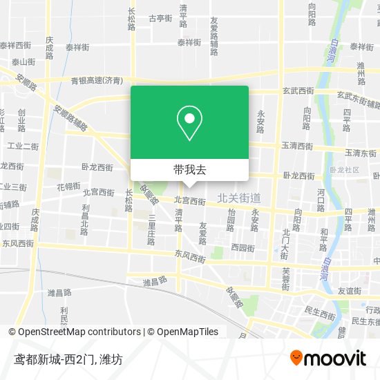 鸢都新城-西2门地图