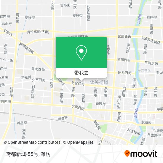 鸢都新城-55号地图