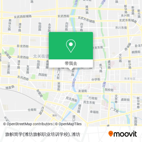 旗帜简学(潍坊旗帜职业培训学校)地图