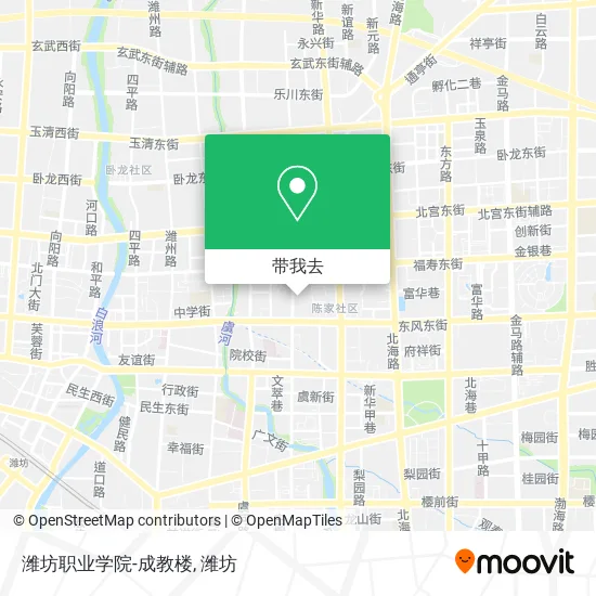 潍坊职业学院-成教楼地图