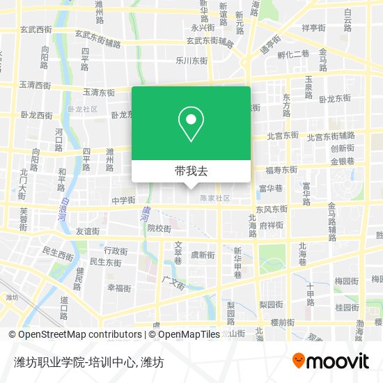 潍坊职业学院-培训中心地图