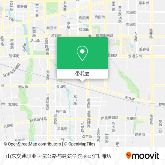 山东交通职业学院公路与建筑学院-西北门地图