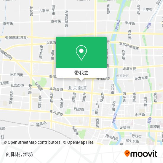 向阳村地图
