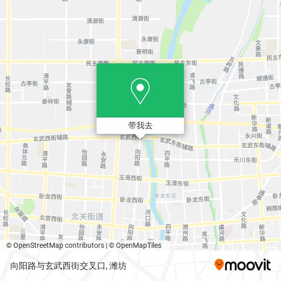 向阳路与玄武西街交叉口地图