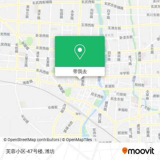 芙蓉小区-47号楼地图