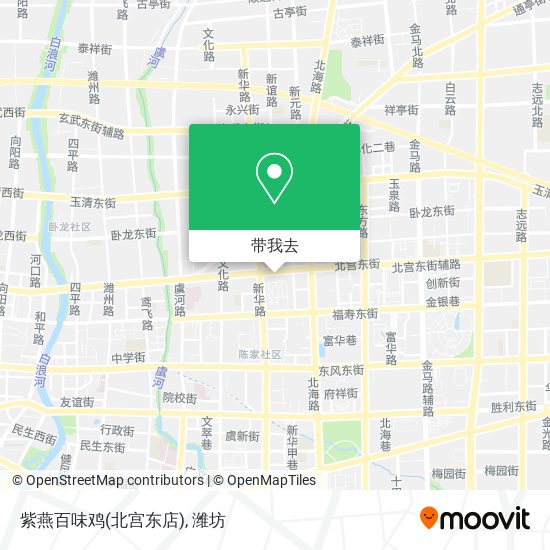 紫燕百味鸡(北宫东店)地图