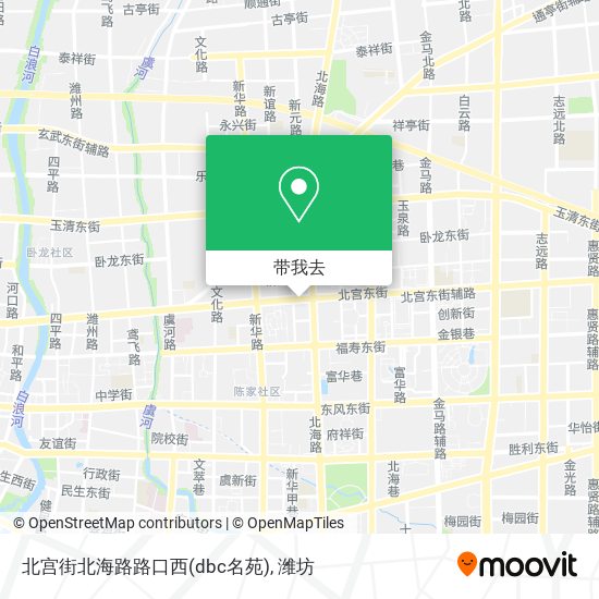 北宫街北海路路口西(dbc名苑)地图