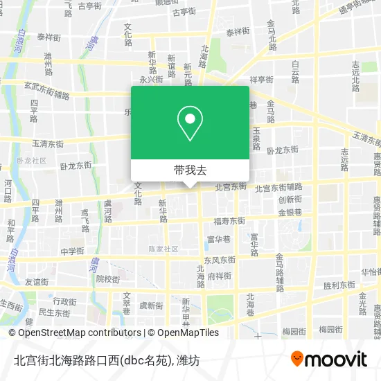 北宫街北海路路口西(dbc名苑)地图