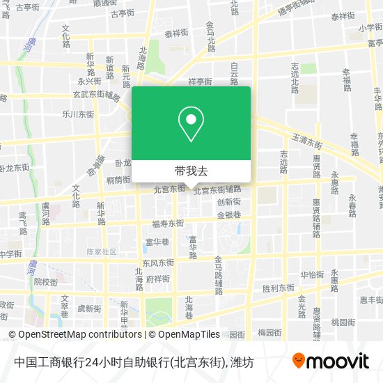 中国工商银行24小时自助银行(北宫东街)地图