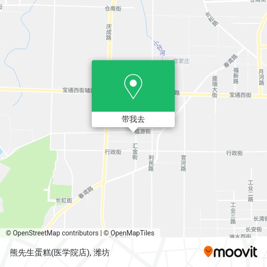 熊先生蛋糕(医学院店)地图