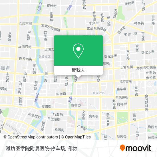潍坊医学院附属医院-停车场地图