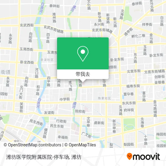 潍坊医学院附属医院-停车场地图