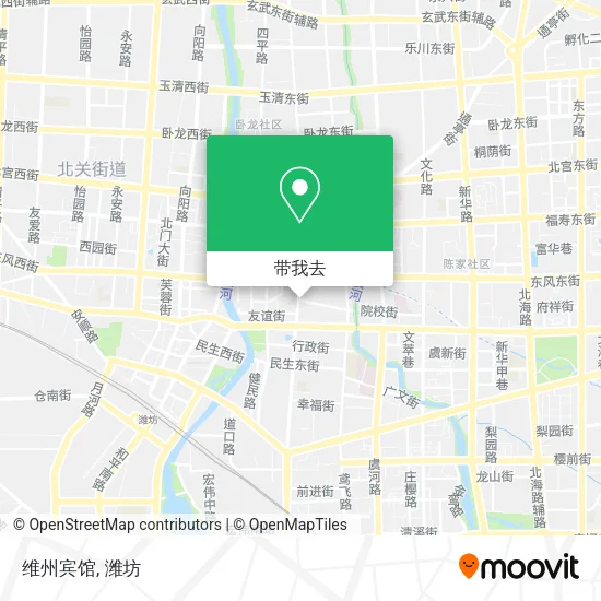 维州宾馆地图