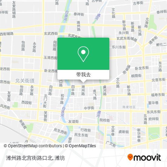 潍州路北宫街路口北地图
