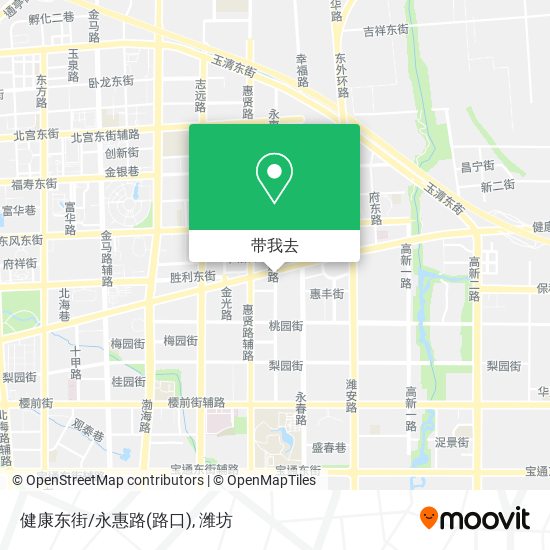 健康东街/永惠路(路口)地图