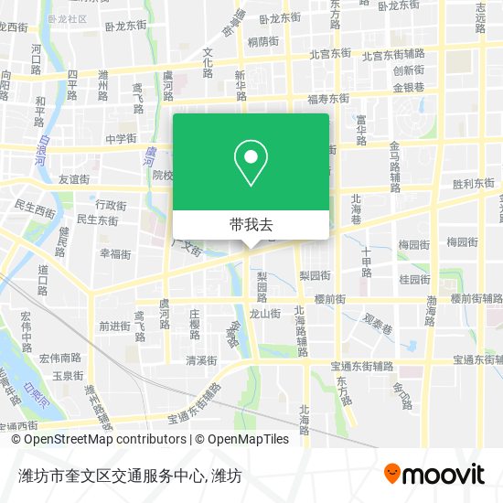 潍坊市奎文区交通服务中心地图