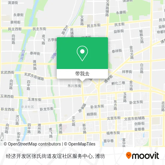 经济开发区张氏街道友谊社区服务中心地图