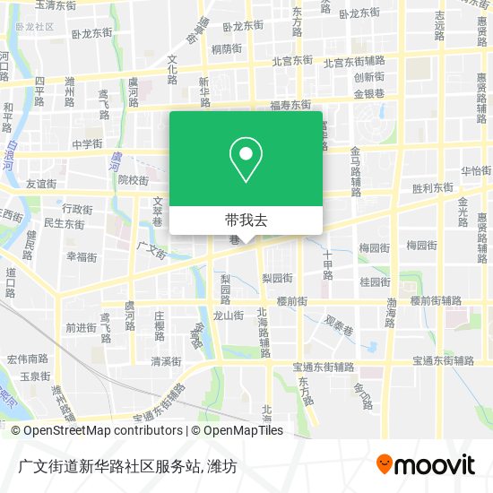 广文街道新华路社区服务站地图