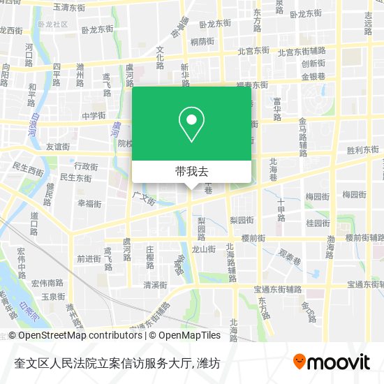 奎文区人民法院立案信访服务大厅地图