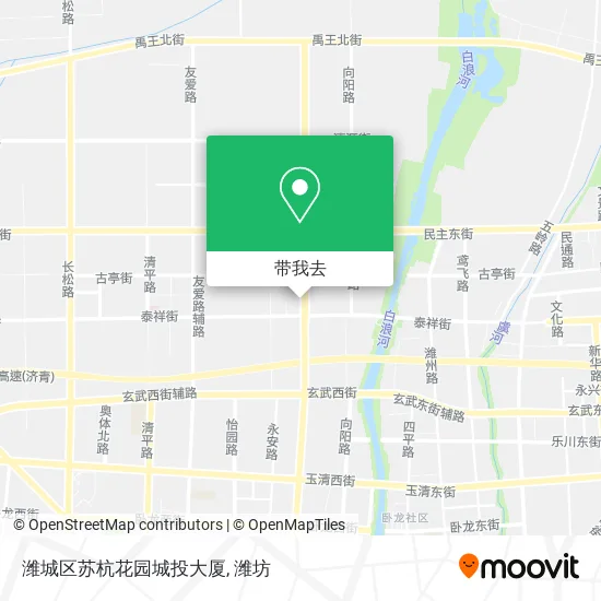 潍城区苏杭花园城投大厦地图