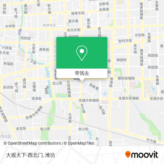 大观天下-西北门地图