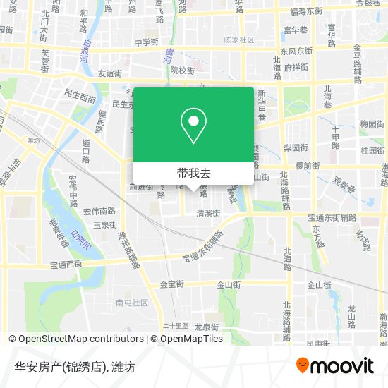 华安房产(锦绣店)地图
