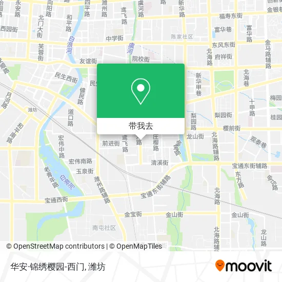 华安·锦绣樱园-西门地图