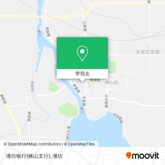 潍坊银行(峡山支行)地图