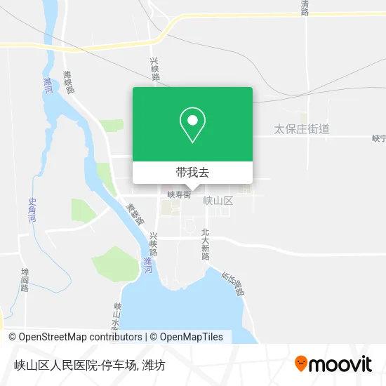 峡山区人民医院-停车场地图