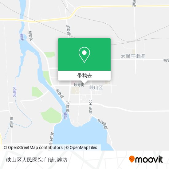 峡山区人民医院-门诊地图