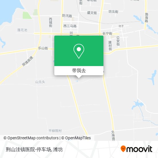 荆山洼镇医院-停车场地图