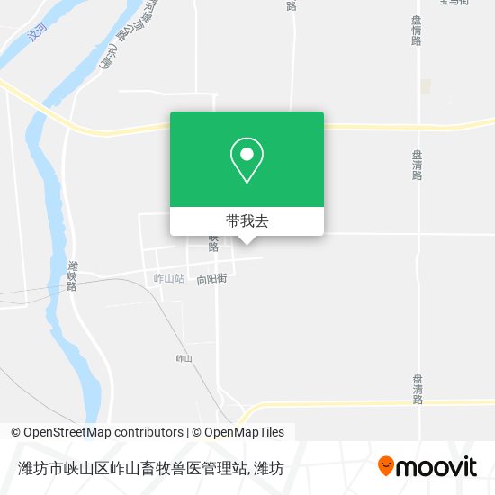 潍坊市峡山区岞山畜牧兽医管理站地图