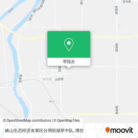 峡山生态经济发展区分局驻烟草中队地图