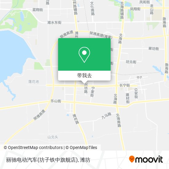 丽驰电动汽车(坊子铁中旗舰店)地图