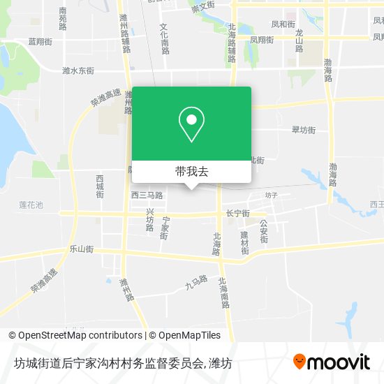 坊城街道后宁家沟村村务监督委员会地图