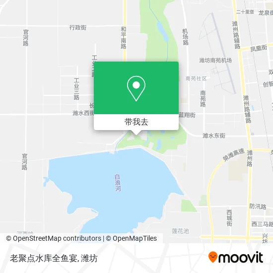 老聚点水库全鱼宴地图