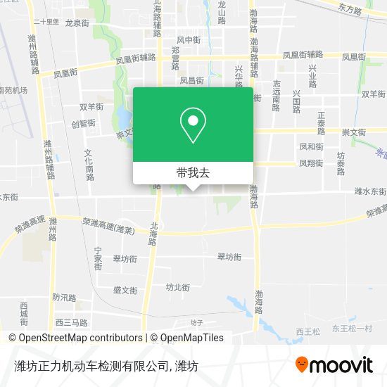 潍坊正力机动车检测有限公司地图