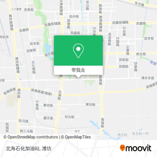 北海石化加油站地图