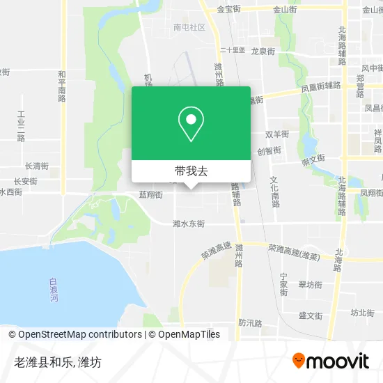 老潍县和乐地图