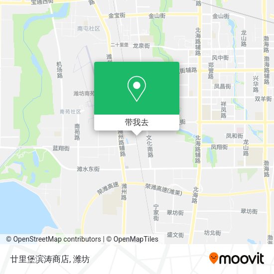 廿里堡滨涛商店地图