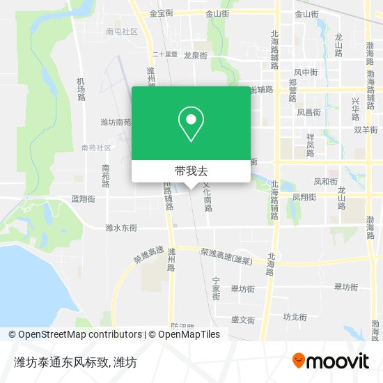 潍坊泰通东风标致地图