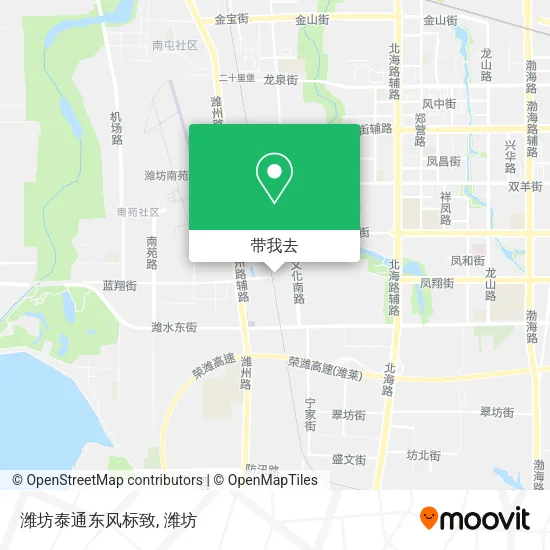 潍坊泰通东风标致地图