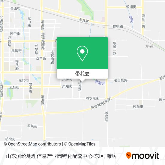 山东测绘地理信息产业园孵化配套中心-东区地图