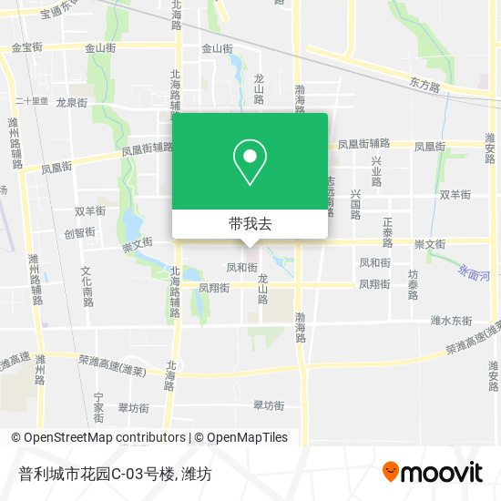 普利城市花园C-03号楼地图