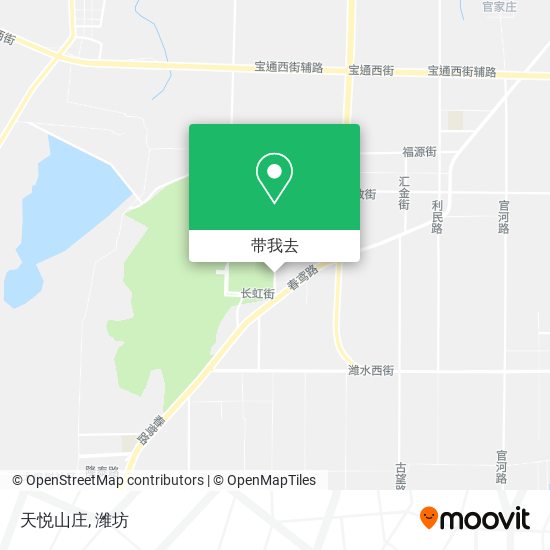 天悦山庄地图
