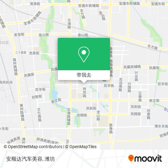 安顺达汽车美容地图