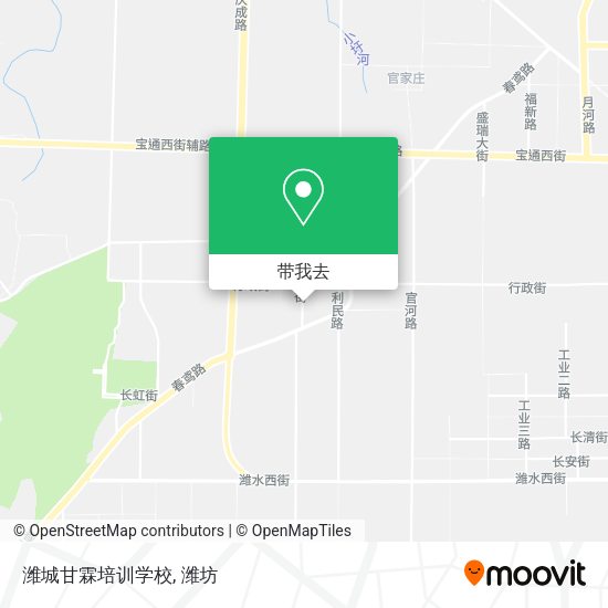 潍城甘霖培训学校地图