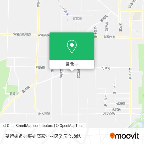 望留街道办事处高家洼村民委员会地图