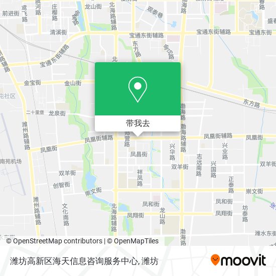 潍坊高新区海天信息咨询服务中心地图