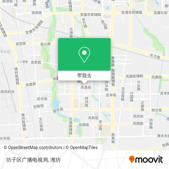 坊子区广播电视局地图